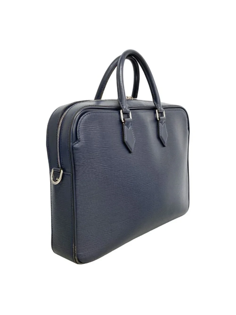 Louis Vuitton Business Epi Dandy Briefcase MM Blue Marine